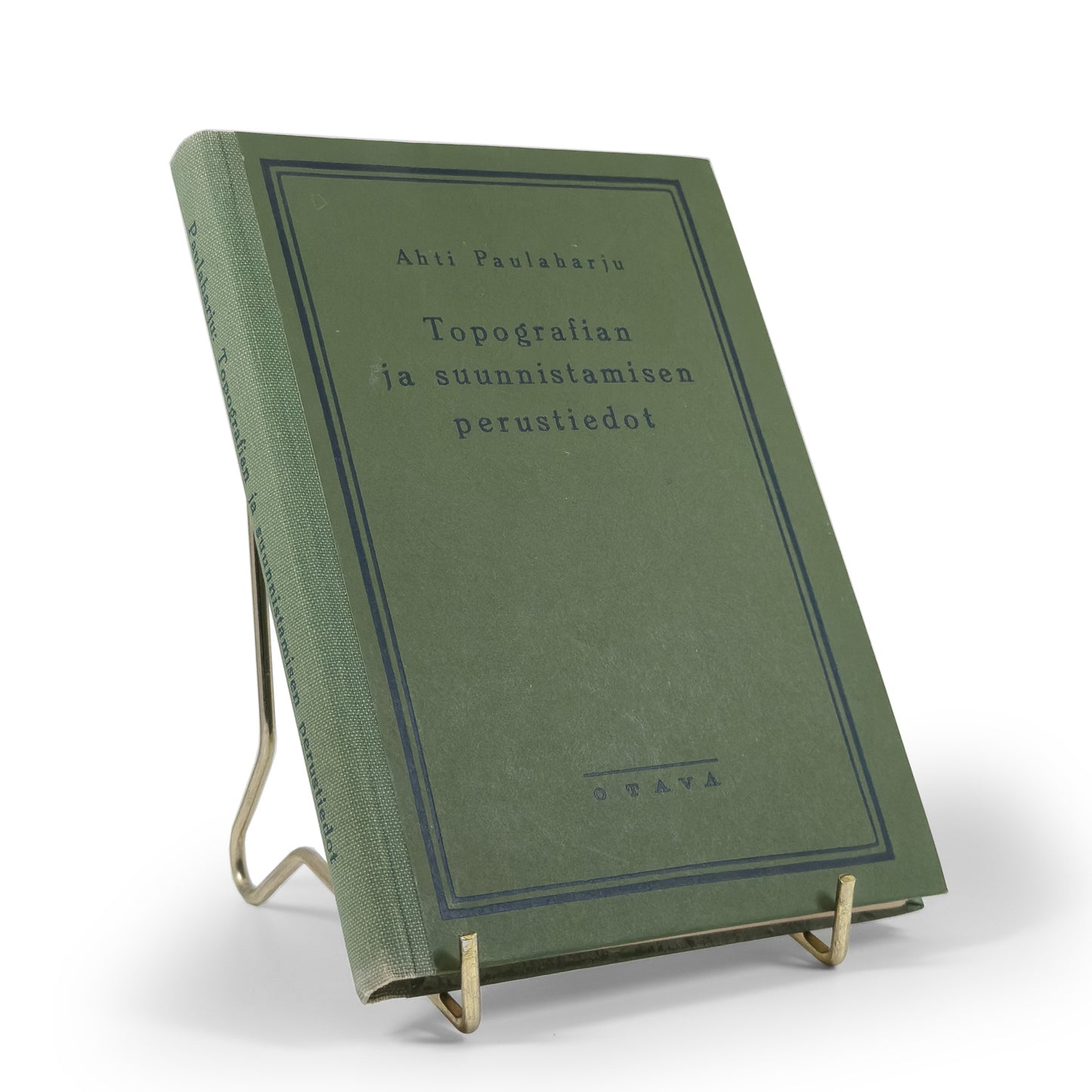 Ahti Paulaharju, Topografian ja suunnistamisen perustiedot