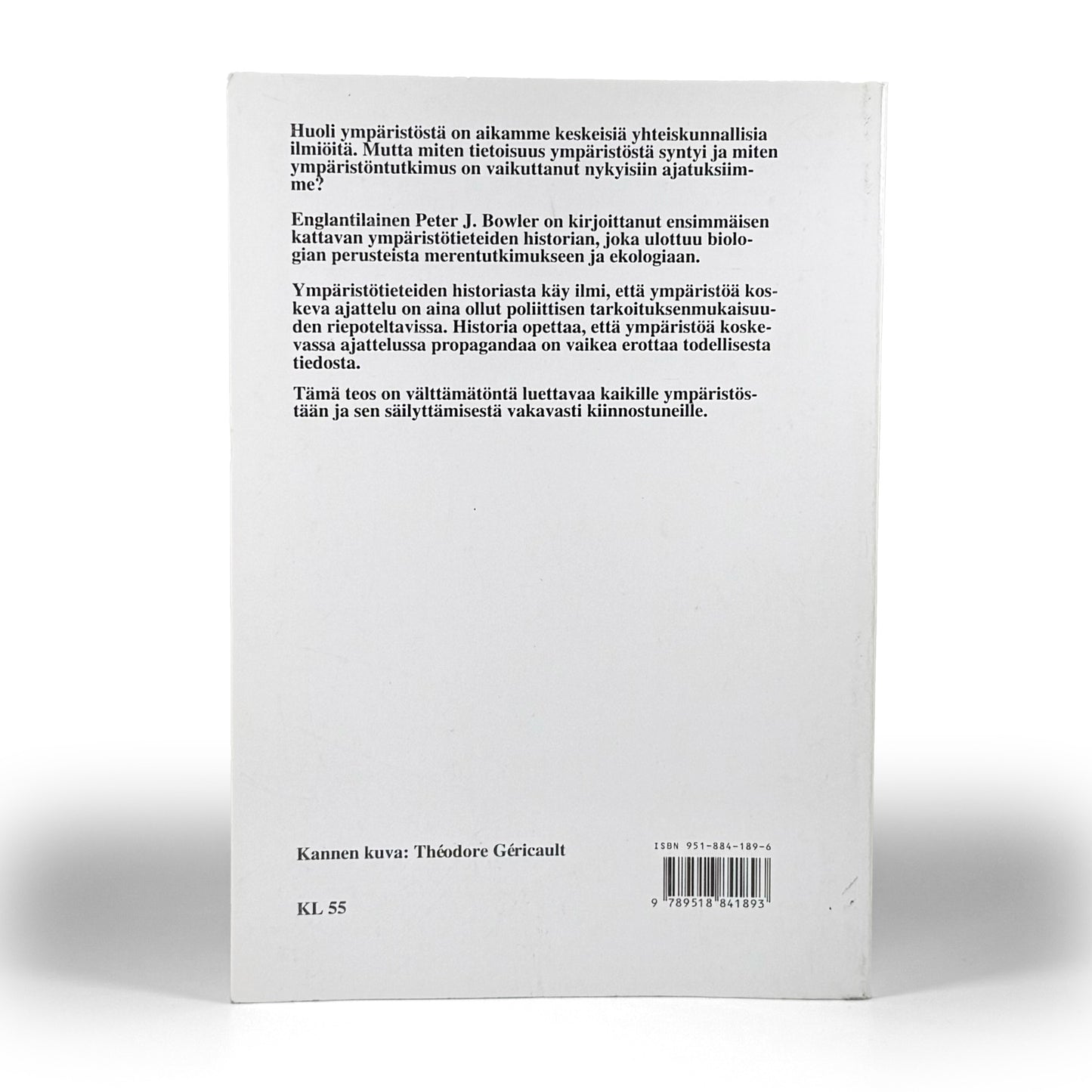 Peter J. Bowler, Ympäristötieteiden historia