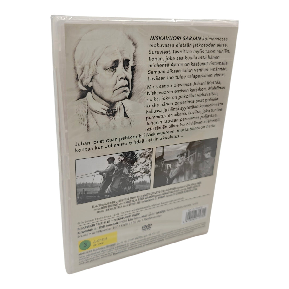 Niskavuori taistelee DVD, avaamaton