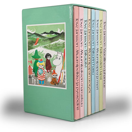 Muumilaakson tarinat 1-8 : Vaarallinen juhannus ; Näkymätön lapsi ; Taikatalvi ; Muumipappa ja meri ; Taikurin hattu ; Muumipapan urotyöt ; Muumipeikko ja pyrstötähti ; Muumilaakson marraskuu