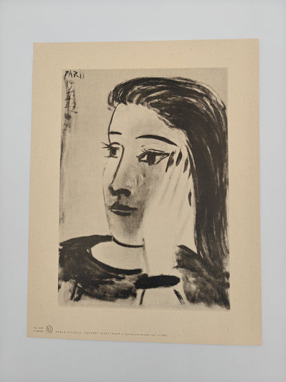 Pablo Picasso piirroksia 8 kpl Praha 1959 31x34 cm