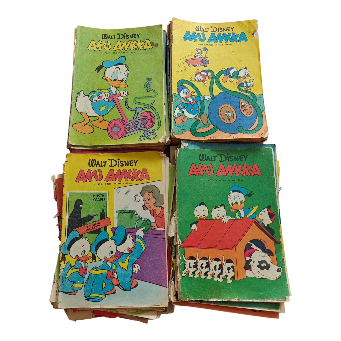 60-luvun Aku Ankkoja sekalainen kunto