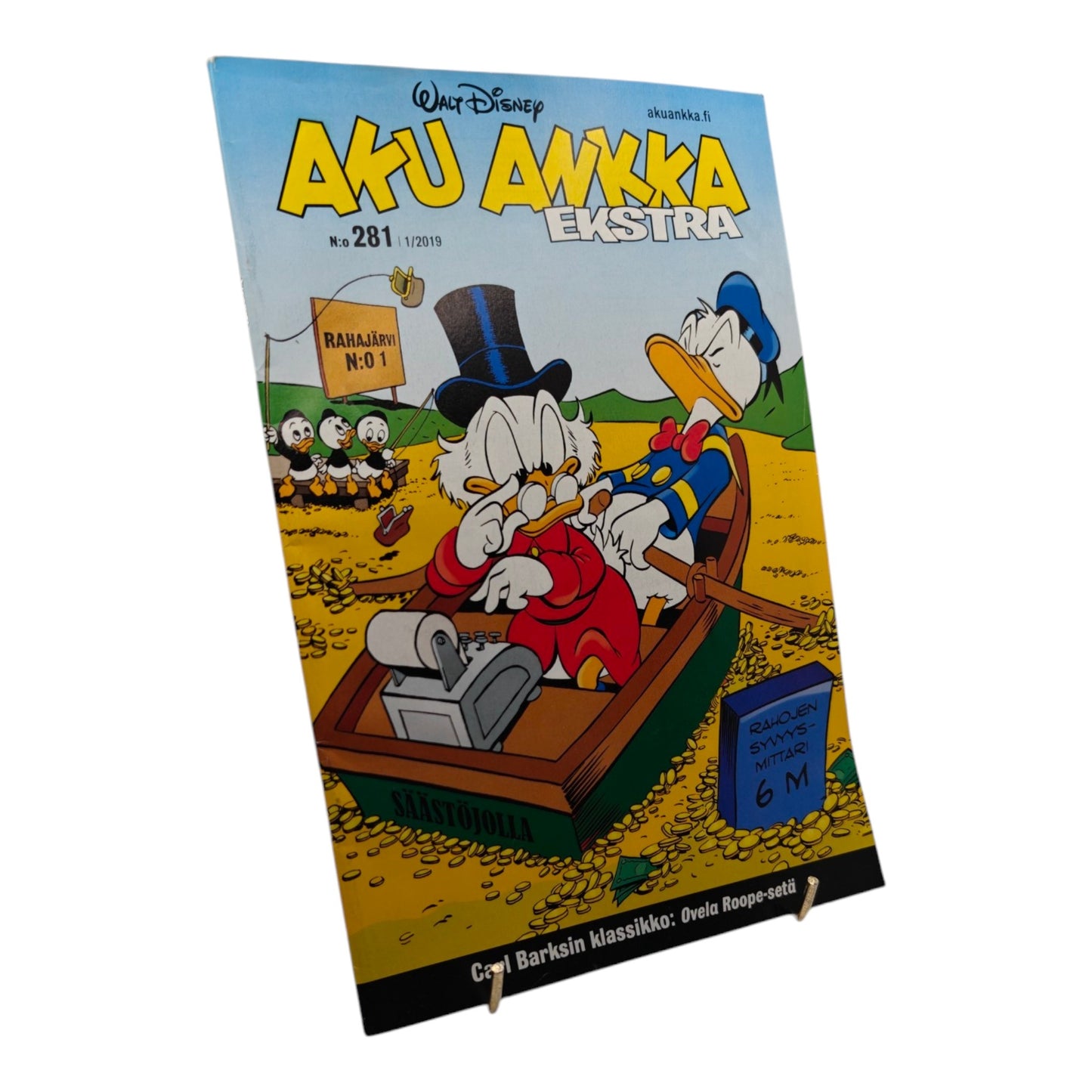 Aku Ankka Ekstra -lehti n:o 281, 2019/01