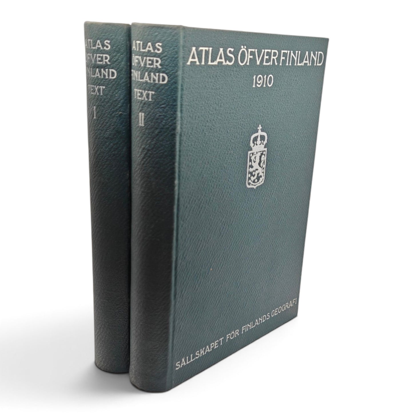 Atlas Öfver Finland 1910 text I-II
