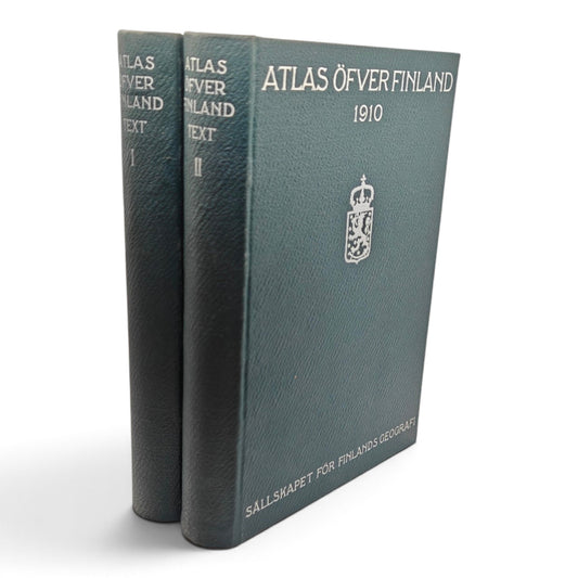 Atlas Öfver Finland 1910 text I-II