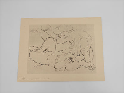 Pablo Picasso piirroksia 8 kpl Praha 1959 31x34 cm