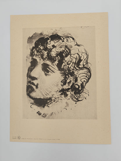 Pablo Picasso piirroksia 8 kpl Praha 1959 31x34 cm