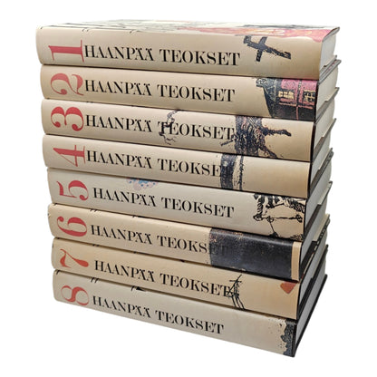 Haanpää Pentti, Haanpää teokset 1-8 + Haanpää Muistiinmerkintöjä vuosilta 1925-1939