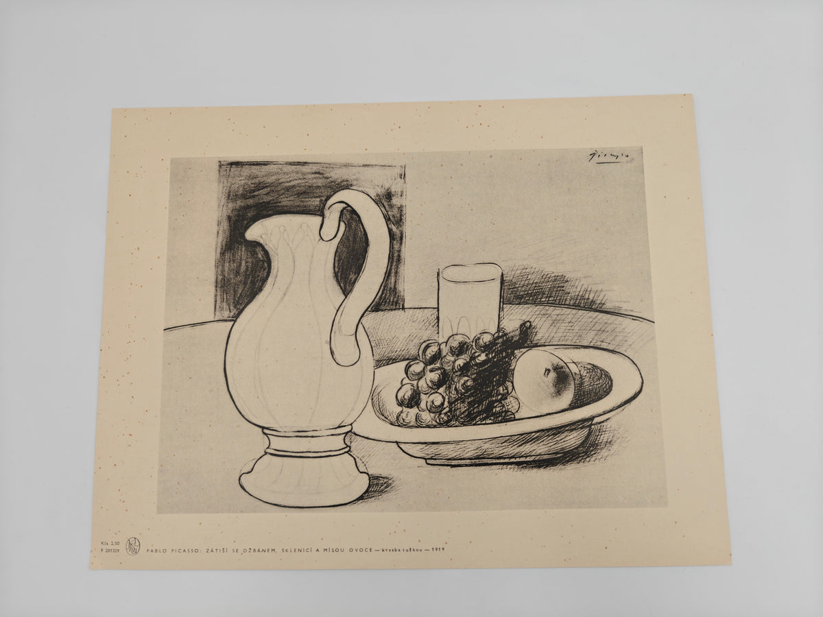 Pablo Picasso piirroksia 8 kpl Praha 1959 31x34 cm