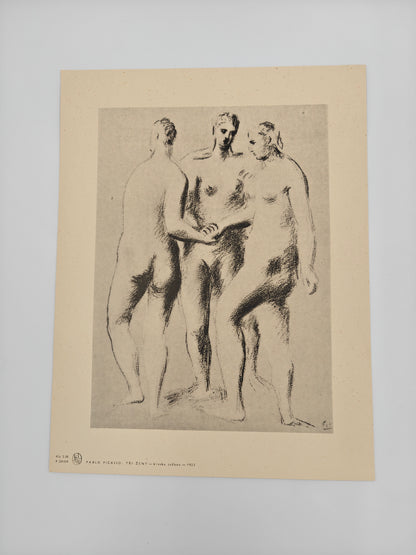 Pablo Picasso piirroksia 8 kpl Praha 1959 31x34 cm
