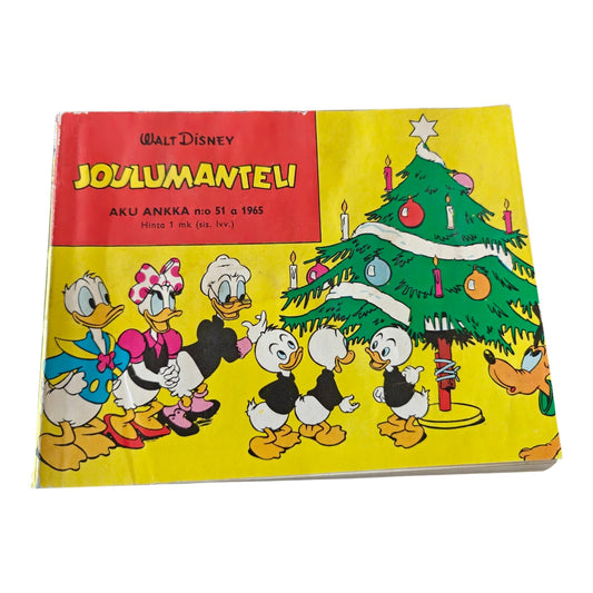Aku Ankka -lehti 1965/51a Joulumanteli