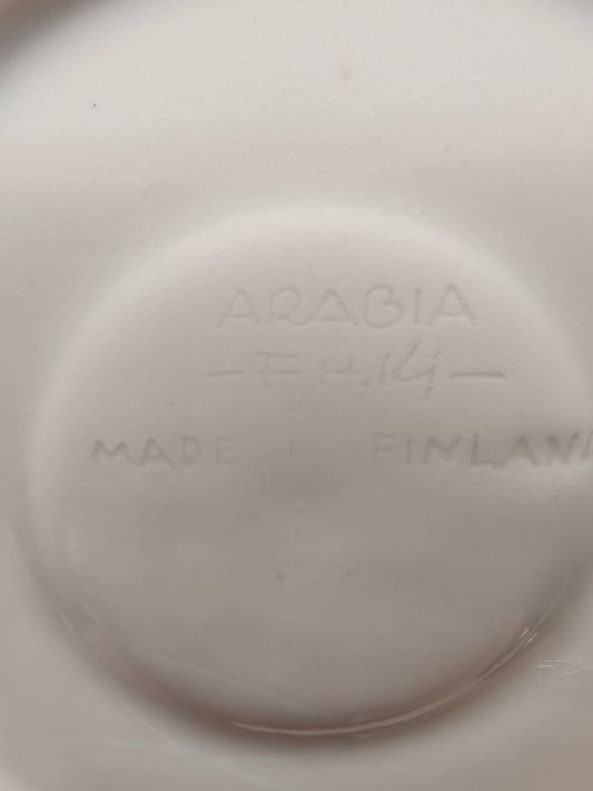 Arabia riisiposliini Lehti mokkakuppi