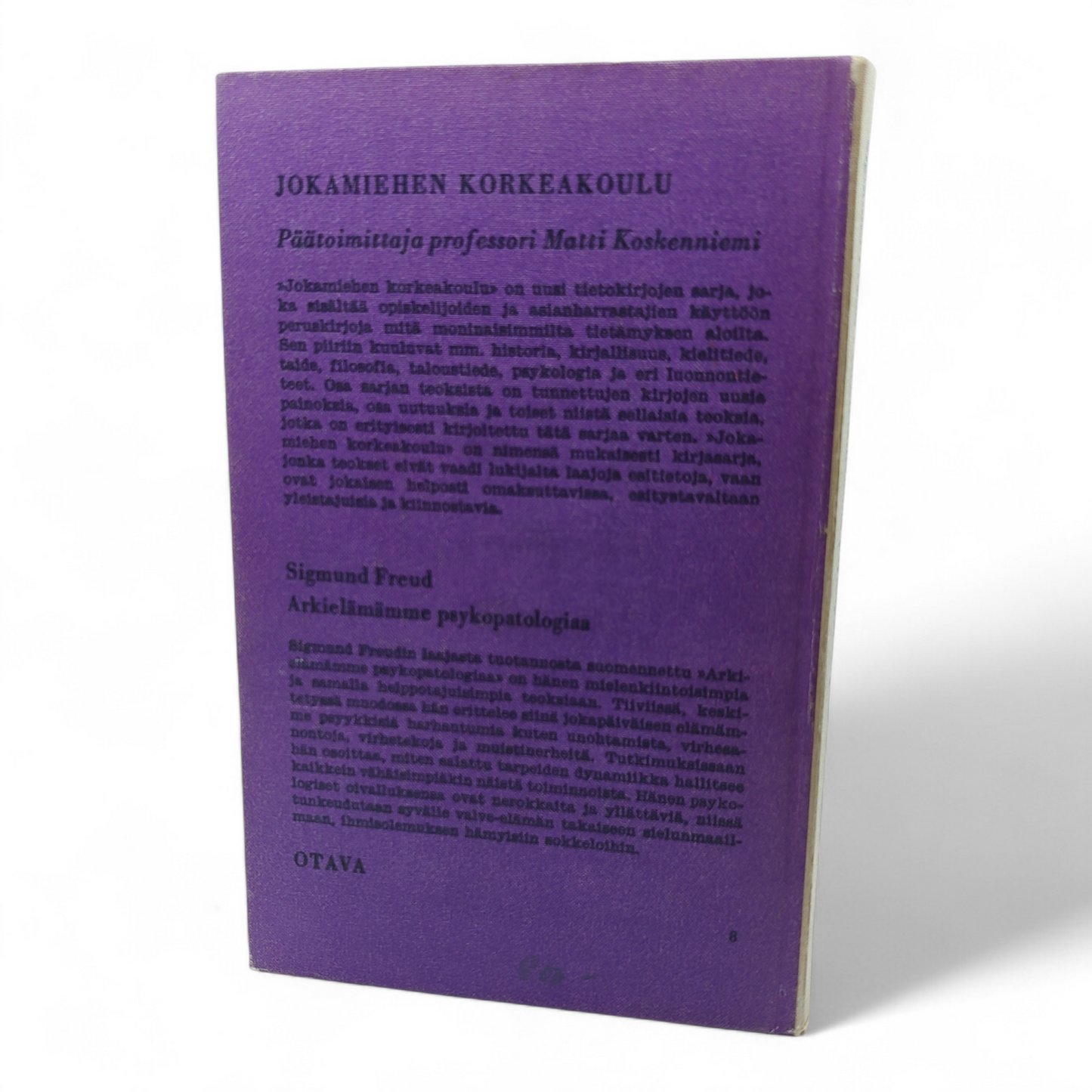 Arkielämämme psykopatologiaa, Sigmund Freud